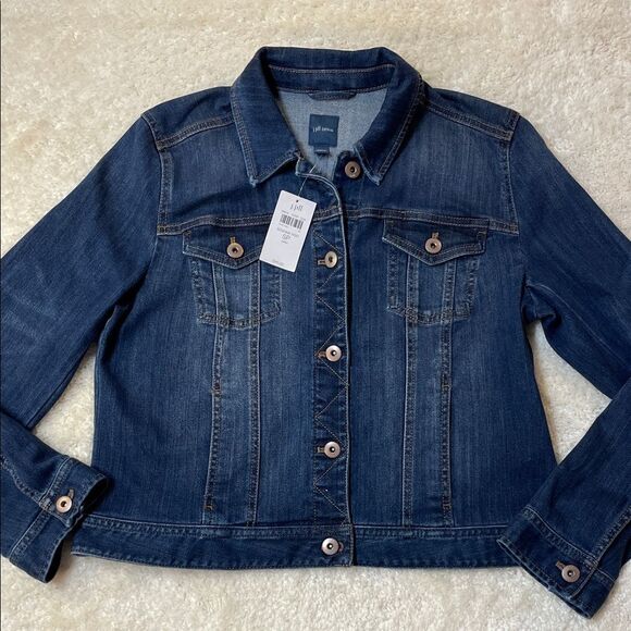 J. Jill Women’s Denim Jacket Sonoma Wash Petite Small NWT - Picture 1 of 6